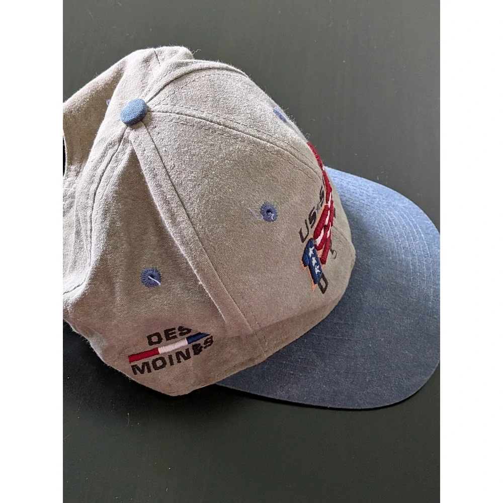 1999 US Senior Open Des Moines‎ Hat Golf Strapback By Ahead Multicolor OSFM